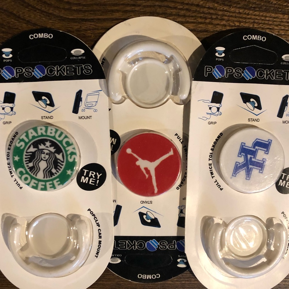 ***3*** Expandable cell Phone Grip mounts